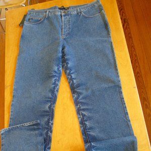 NWT Just Cavalli Men's Jeans...size 42 waist w/ Unique Whisker Fade on inseam